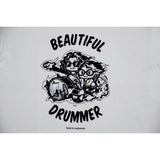 Toshi Nagai×もじゃもじゃ先生コラボTシャツ White XL